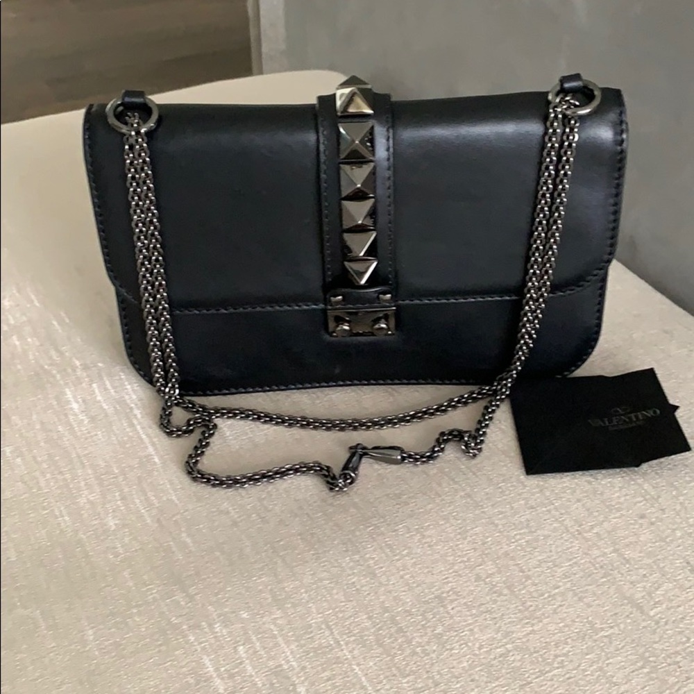 Valentino Garavani black bag.
